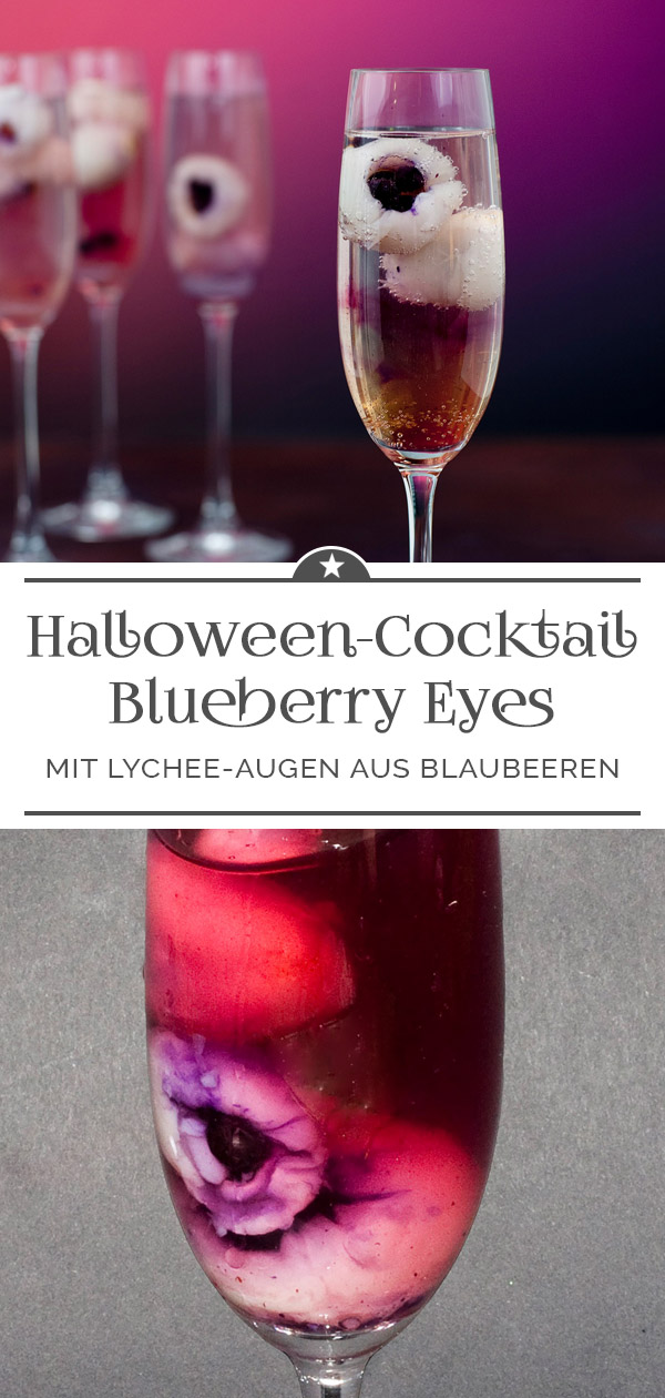 Halloween-Cocktail Blueberry Eyes