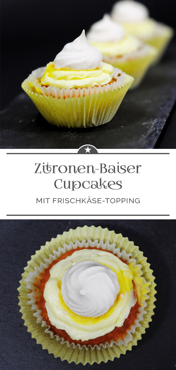 Zitronen-Baiser-Cupcake