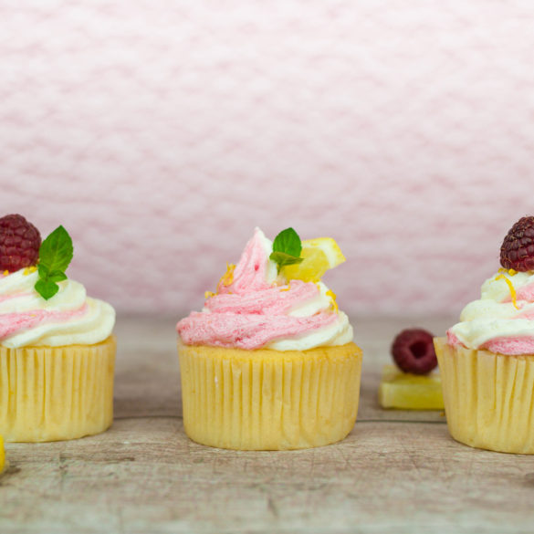 Himbeer-Lemon-Cupcakes