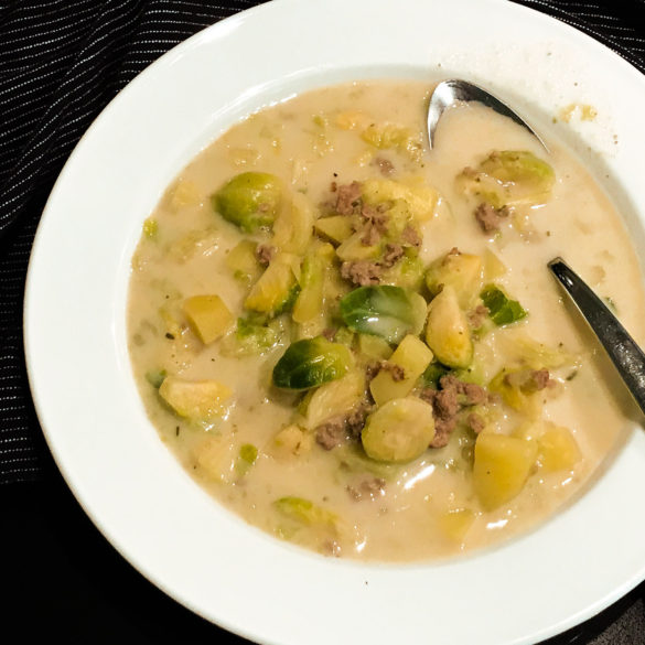 Rosenkohl-Tatar-Suppe