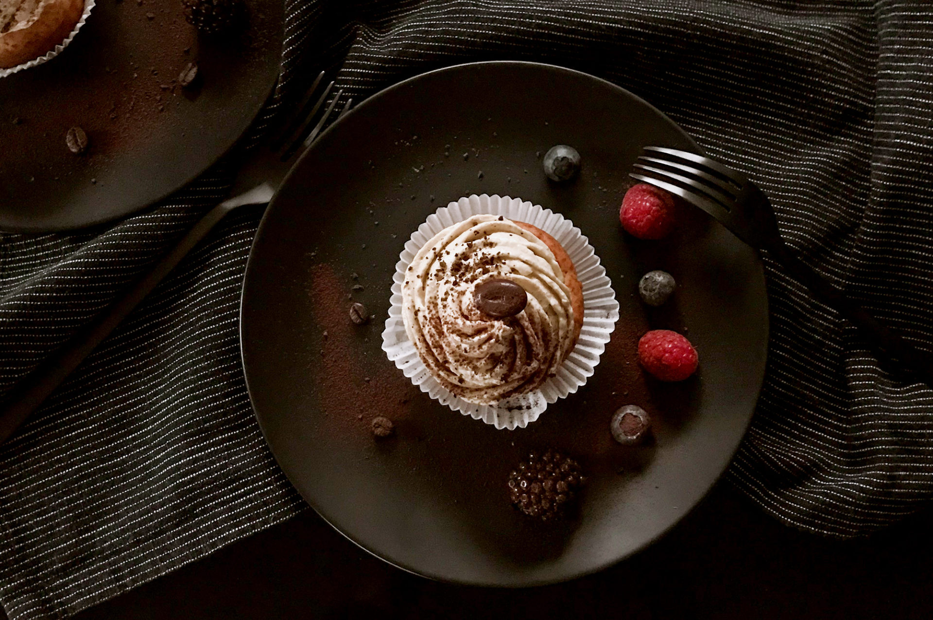Vanille-Cupcakes mit Mokkafrosting