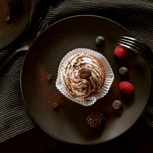 Vanille-Cupcakes mit Mokkafrosting